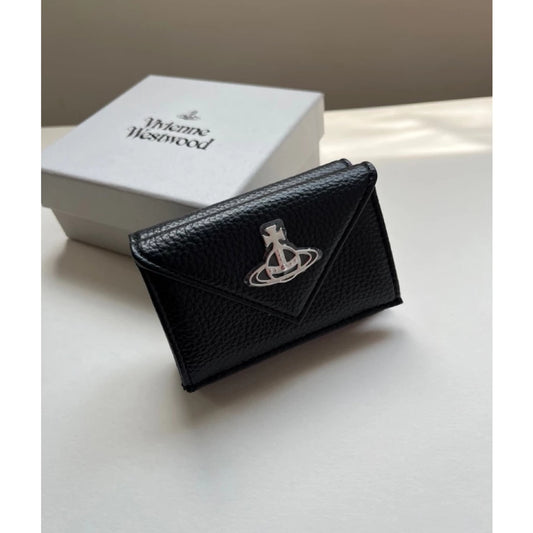 Vivienne Westwood 荔枝紋3折信封短夾